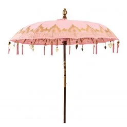 Butlers Parasol ORIENTAL LOUNGE IV - Coton / Bois fruitier - Rose