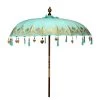 Butlers Parasol ORIENTAL LOUNGE V - Coton / Bois fruitier - Turquoise