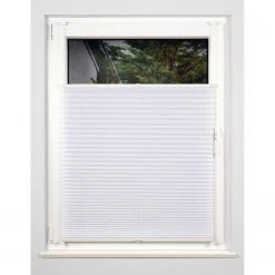 Twentyfour Store plissé Klemmfix Ally - Polyester - Blanc - 130 x 50 cm -Équipements de jardin Soldes 1000342438 220323 031 DETAILS P000000001000342438