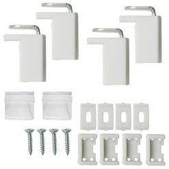 Twentyfour Store plissé Klemmfix Ally - Polyester - Blanc - 130 x 50 cm -Équipements de jardin Soldes 1000342438 220323 036 DETAILS P000000001000342438