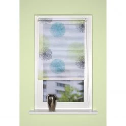 Home Wohnideen Store enrouleur Rawlins - Polyester - Bleu / Vert - 90 x 150 cm