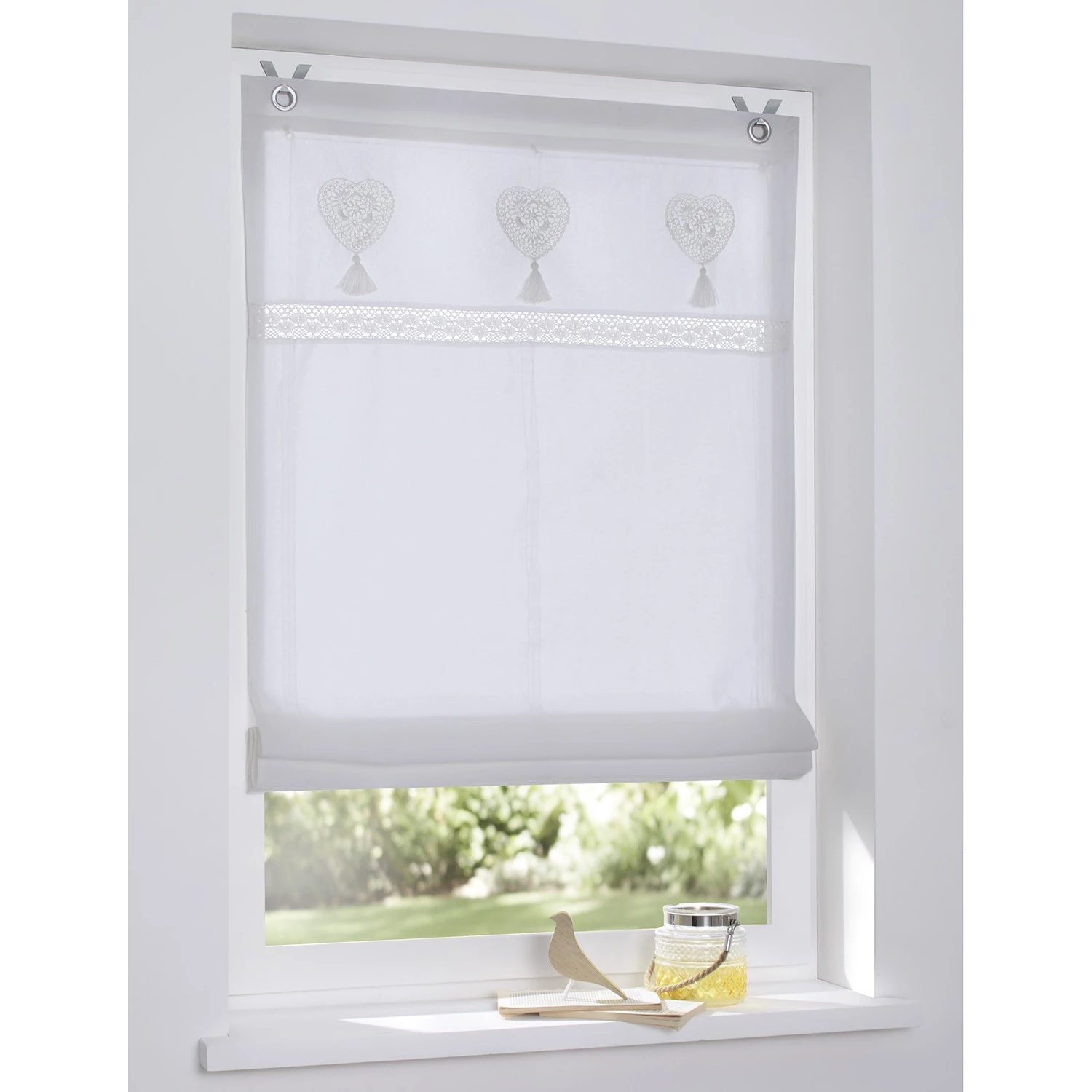 Kutti Store bateau Camille - Coton - Blanc - 100 x 140 cm 2 Kutti Store bateau Camille - Coton - Blanc - 100 x 140 cm – Image 2