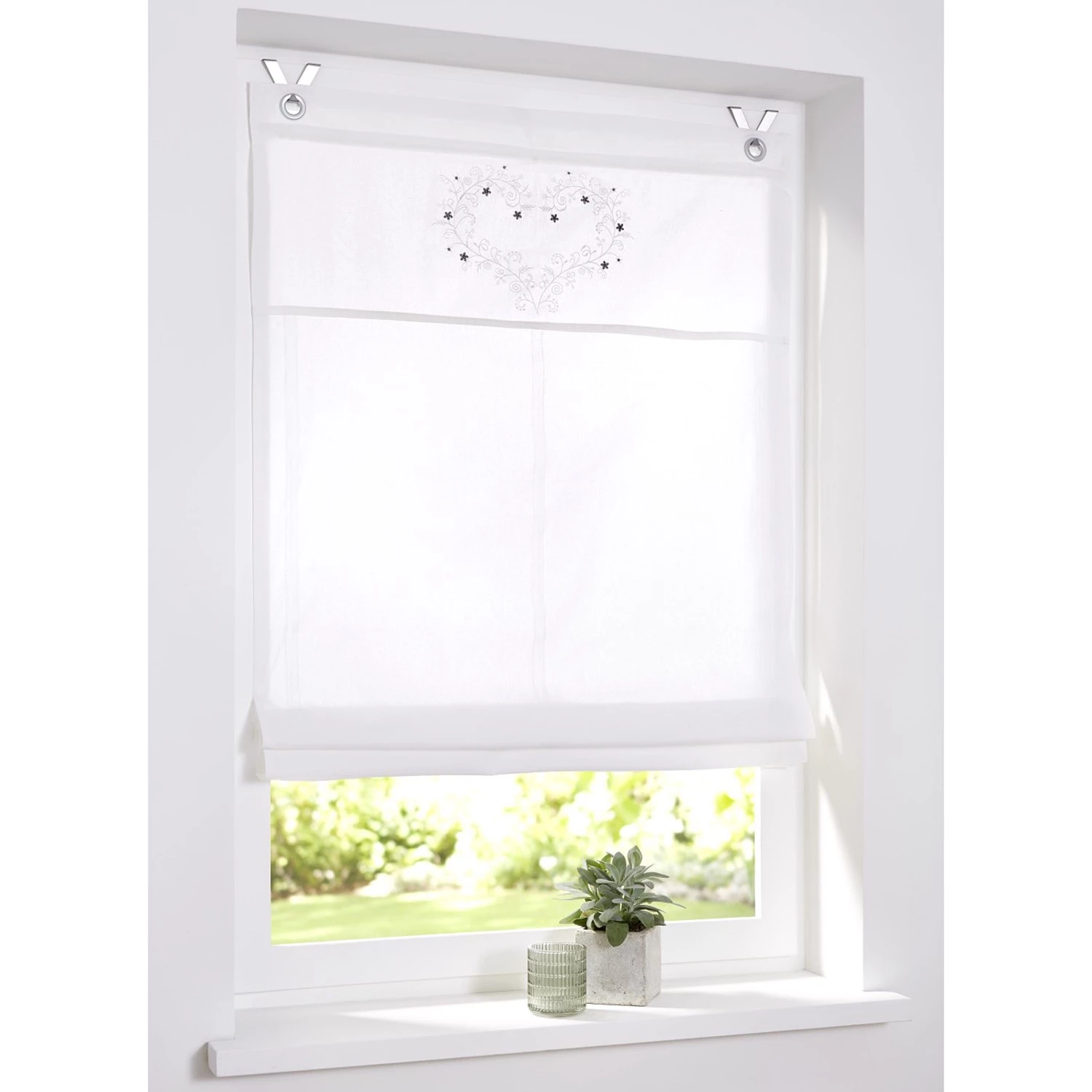 Kutti Store bateau Svea - Coton - Blanc - 45 x 140 cm 2 Kutti Store bateau Svea - Coton - Blanc - 45 x 140 cm – Image 2