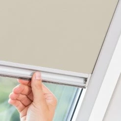 Lichtblick Store pour fenêtre de toit Skylight III - Tissu - Beige -Équipements de jardin Soldes dachfensterrollo verdunkelung creme polyester aluminium creme 345511
