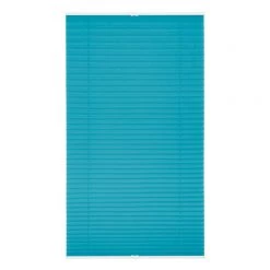 Lichtblick Store plissé Klemmfix III - Tissu - Turquoise