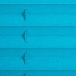 Lichtblick Store plissé Klemmfix III - Tissu - Turquoise -Équipements de jardin Soldes plissee klemmfix verspannt 100 polyester blau tuerkis 1730906