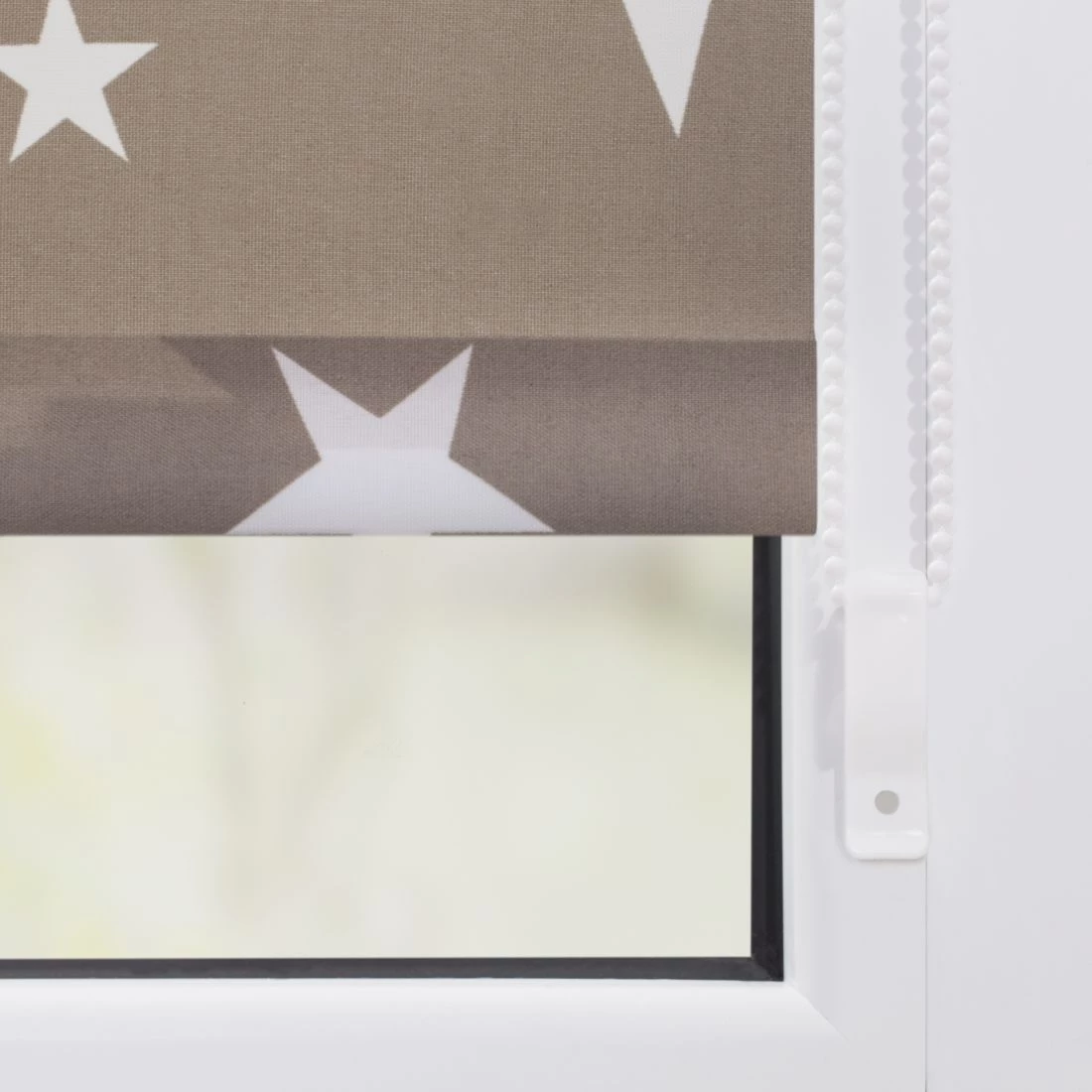 Lichtblick Store Priboi I - Tissu - Taupe / Blanc - 45 x 180 cm 5 Lichtblick Store Priboi I - Tissu - Taupe / Blanc - 45 x 180 cm – Image 5