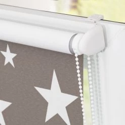 Lichtblick Store Priboi II - Tissu - Taupe / Blanc - 45 x 180 cm 10 Lichtblick Store Priboi II - Tissu - Taupe / Blanc - 45 x 180 cm -Équipements de jardin Soldes rollo klemmfix ohne bohren sterne polyester grau weiss 1730710