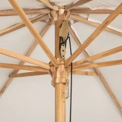 Eva Padberg Collection Parasol Key West I - Naturel -Équipements de jardin Soldes sonnenschirm key west ecru 300cm 2039446